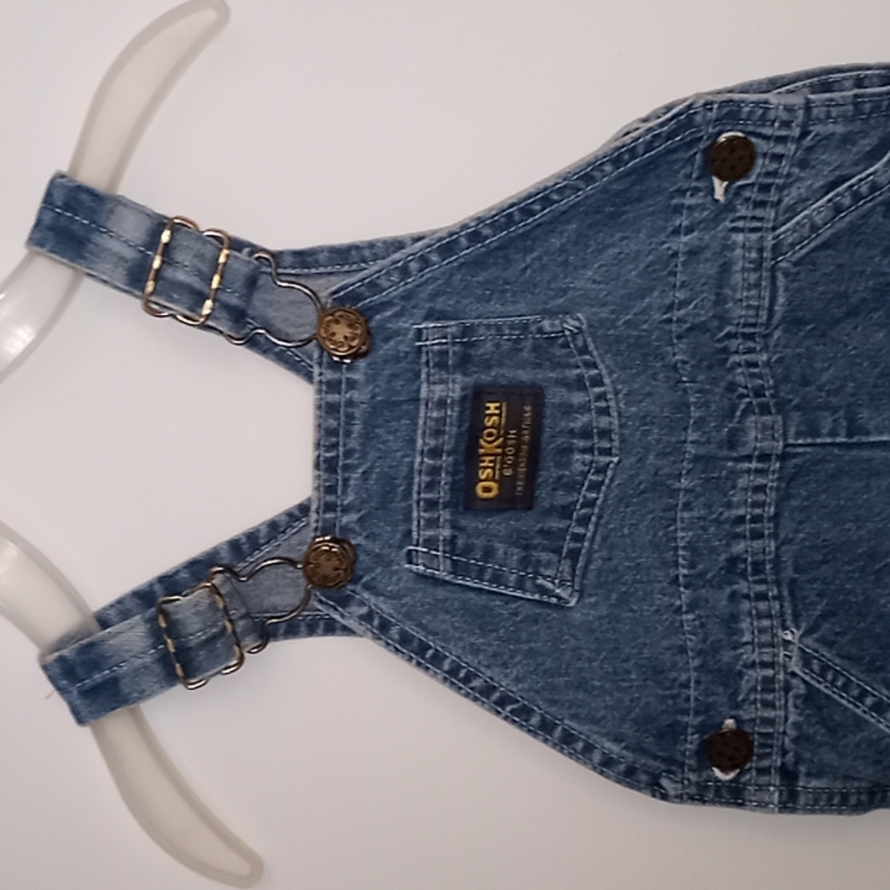 Vintage Oshkosh Overalls w/Bib Sz. 6-9 mths